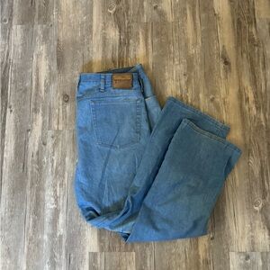 Wrangler Blue Straight Jeans Classic Denim